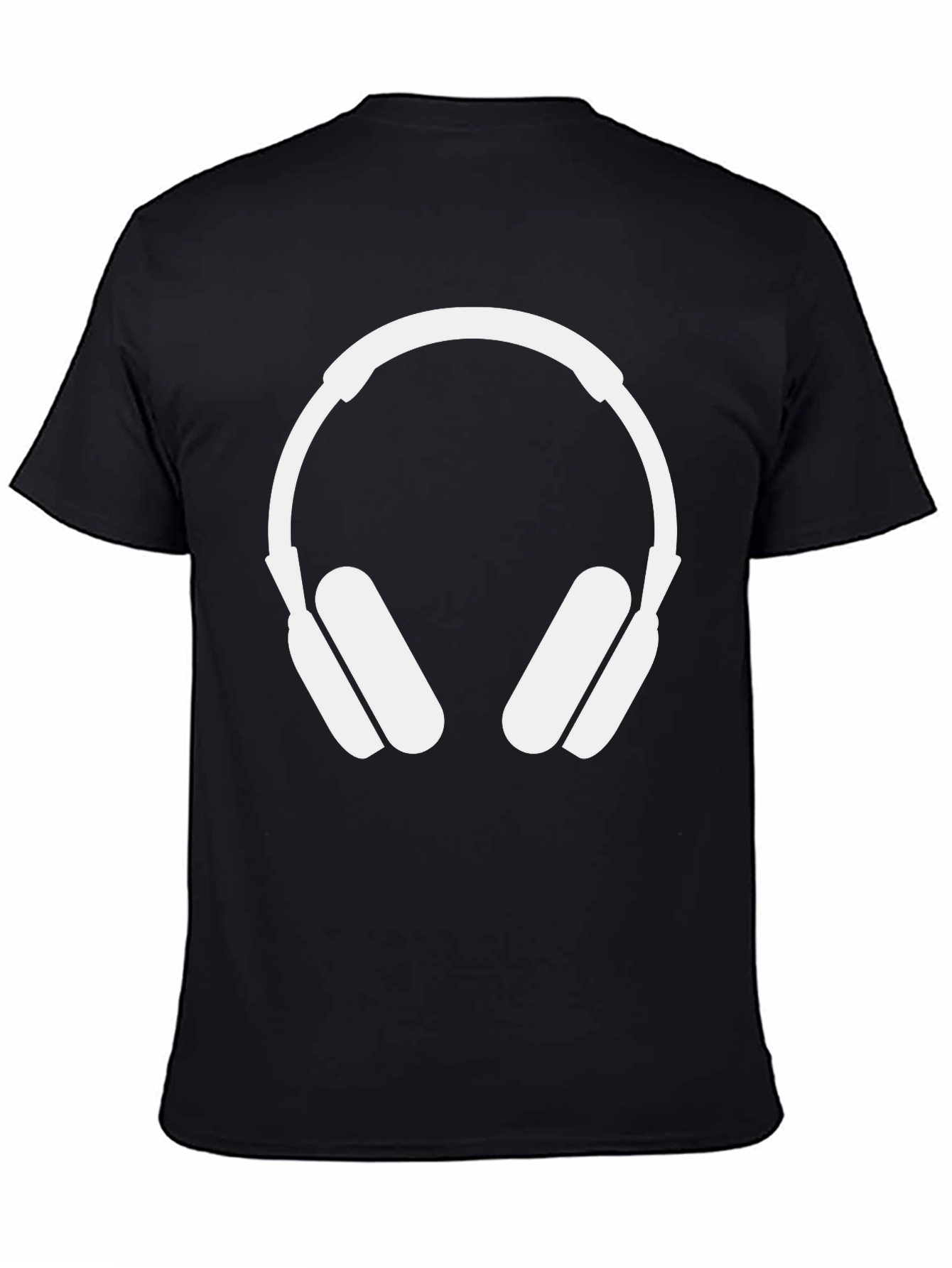 Headphone Graphic T-Shirt - Modern Music Lover Tee