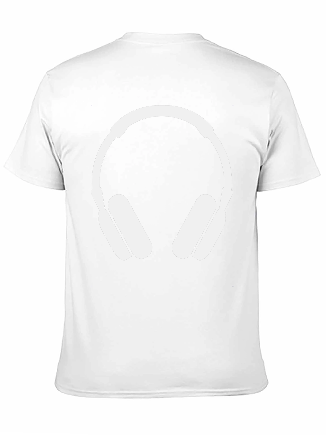 Headphone Graphic T-Shirt - Modern Music Lover Tee