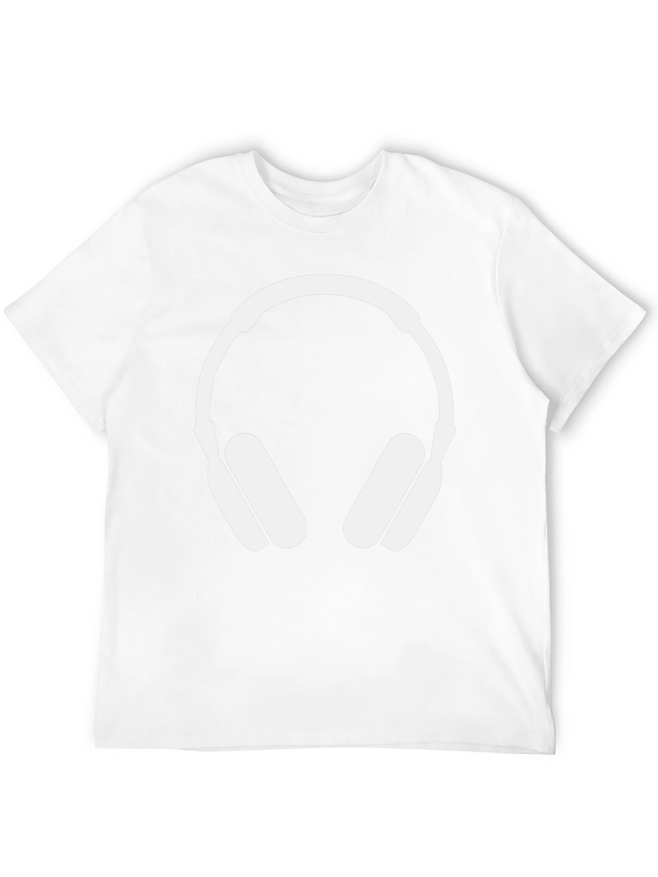 Headphone Graphic T-Shirt - Modern Music Lover Tee