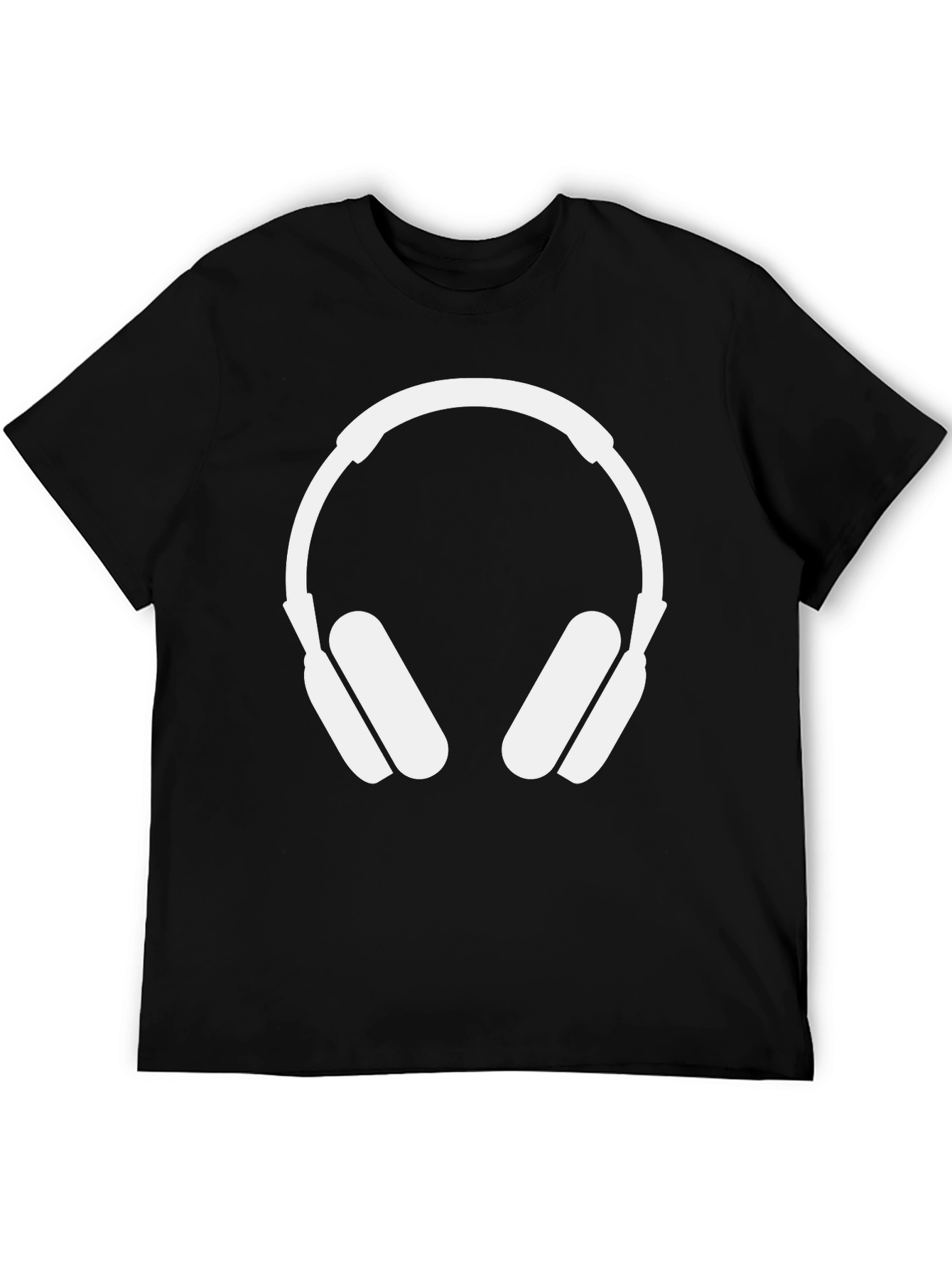 Headphone Graphic T-Shirt - Modern Music Lover Tee