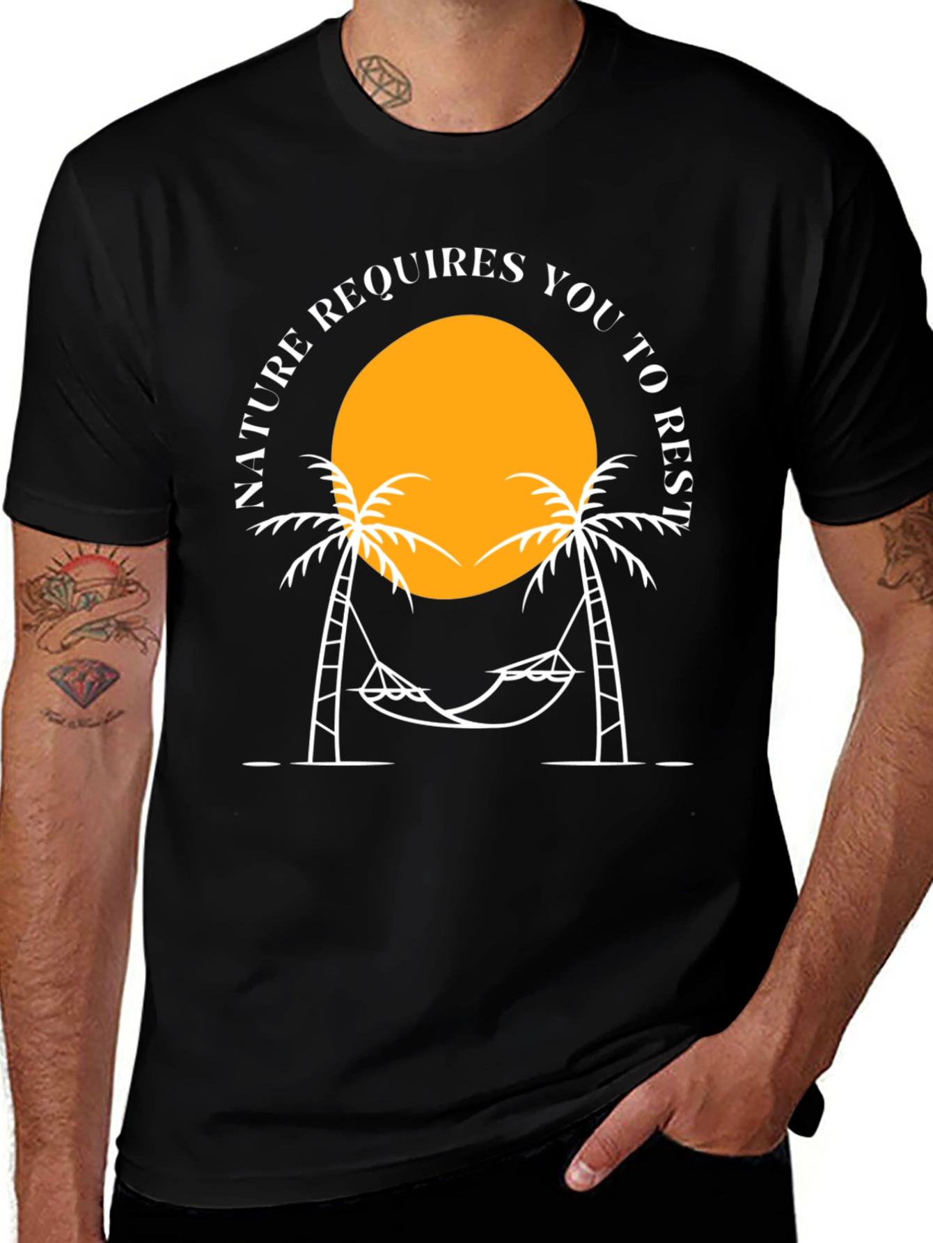 Nature Requires You To Rest Graphic T-Shirt