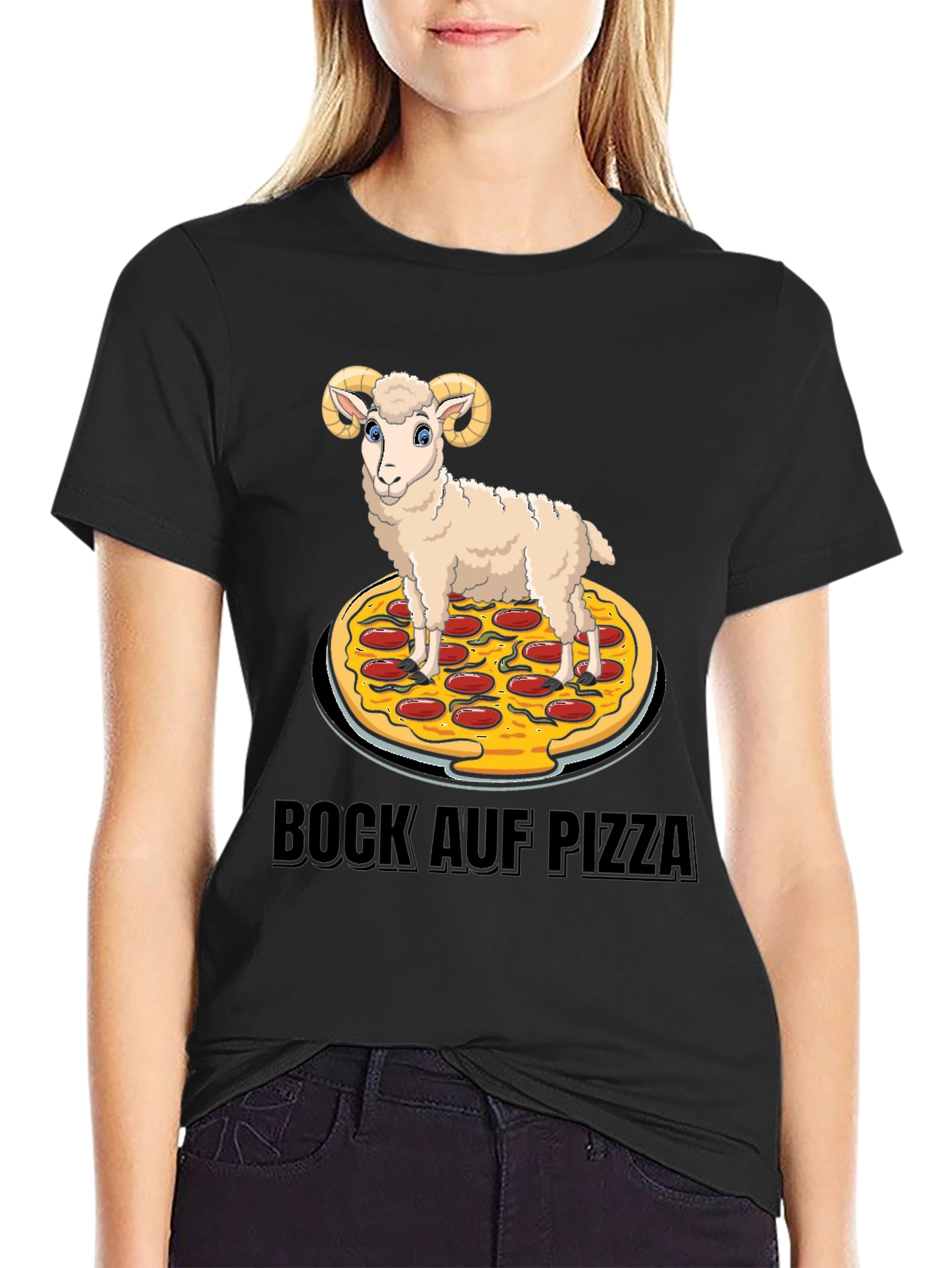 Bock Auf Pizza Graphic Tee