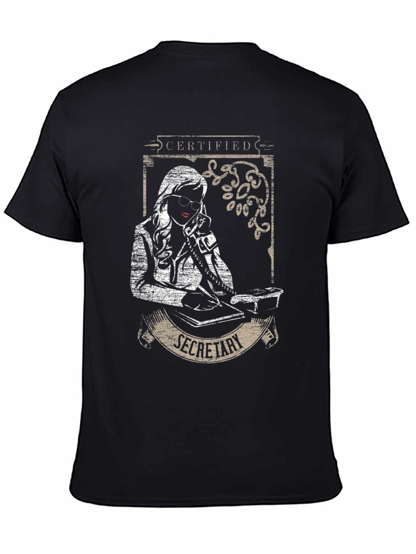 Certified Secretary Graphic T-Shirt