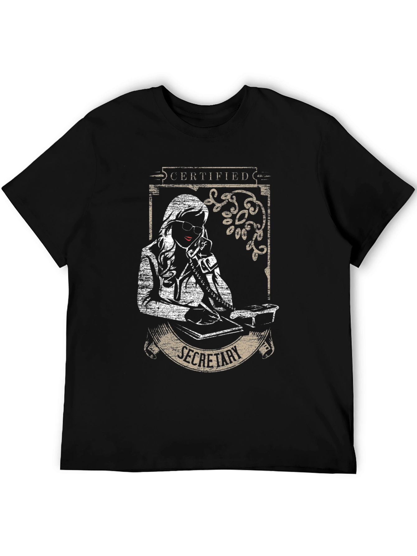 Certified Secretary Graphic T-Shirt