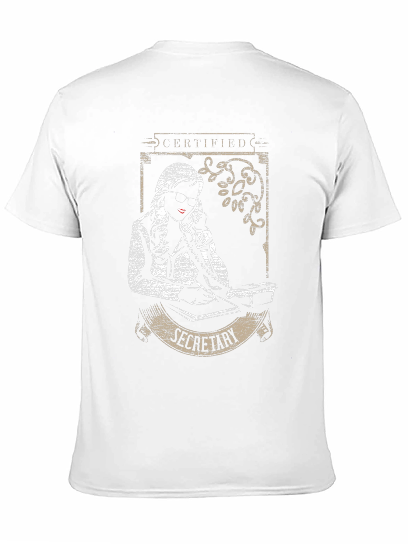 Certified Secretary Graphic T-Shirt
