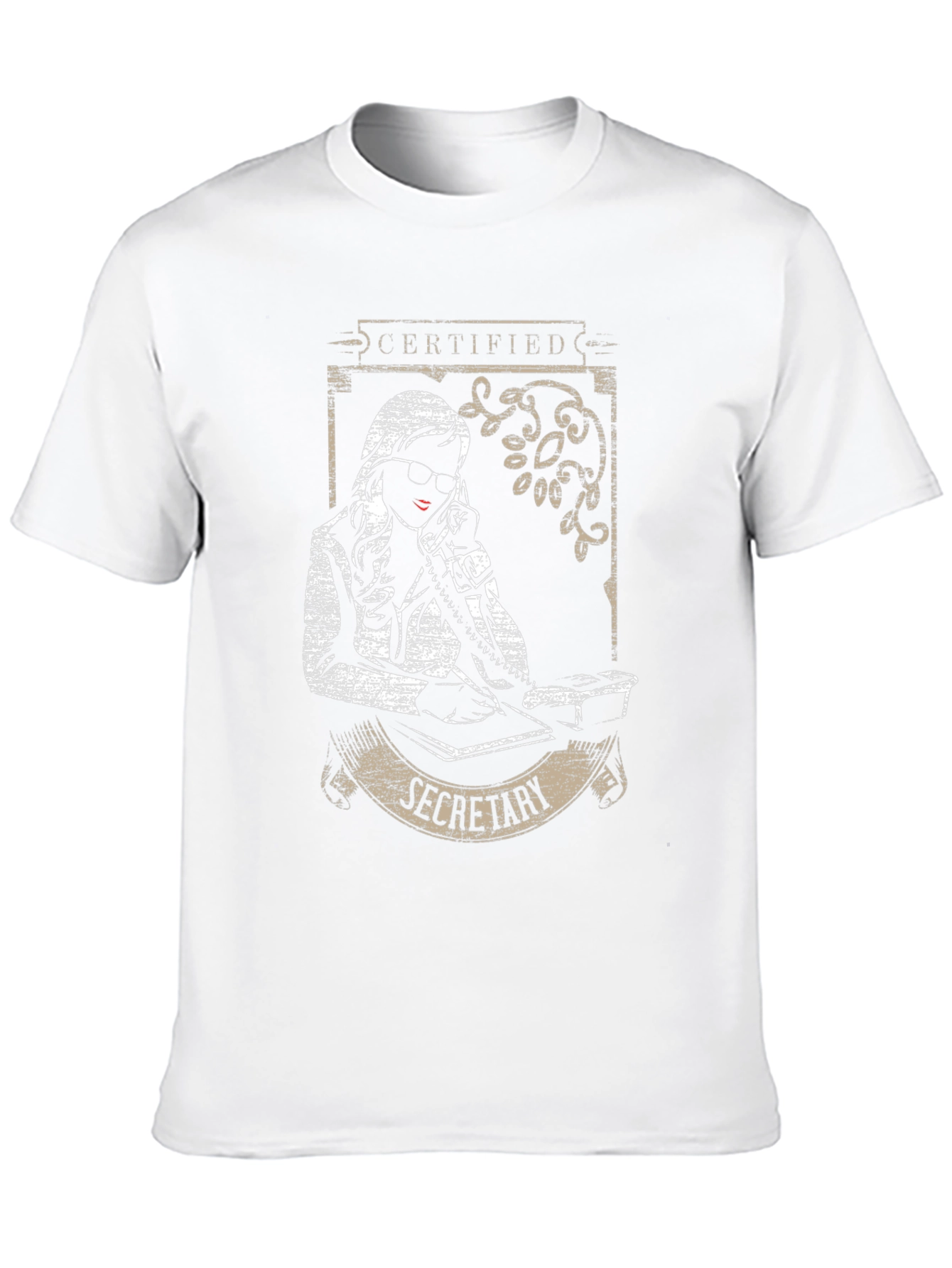 Certified Secretary Graphic T-Shirt