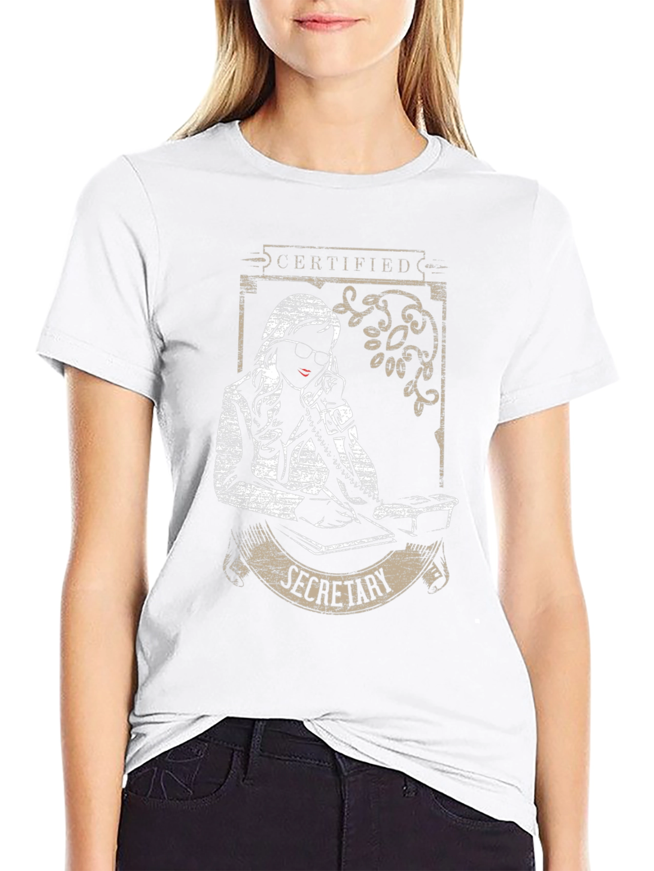 Certified Secretary Graphic T-Shirt