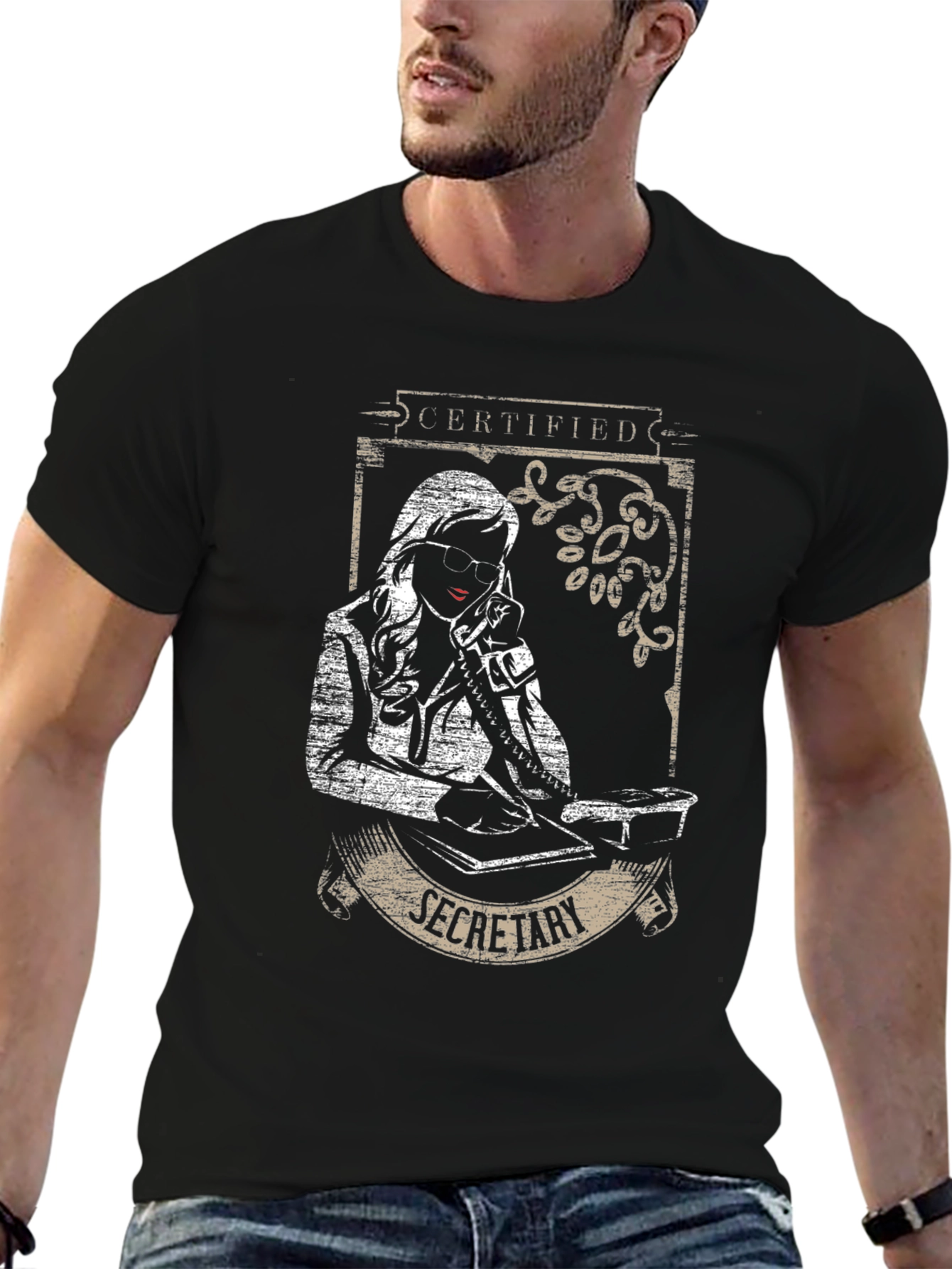 Certified Secretary Graphic T-Shirt