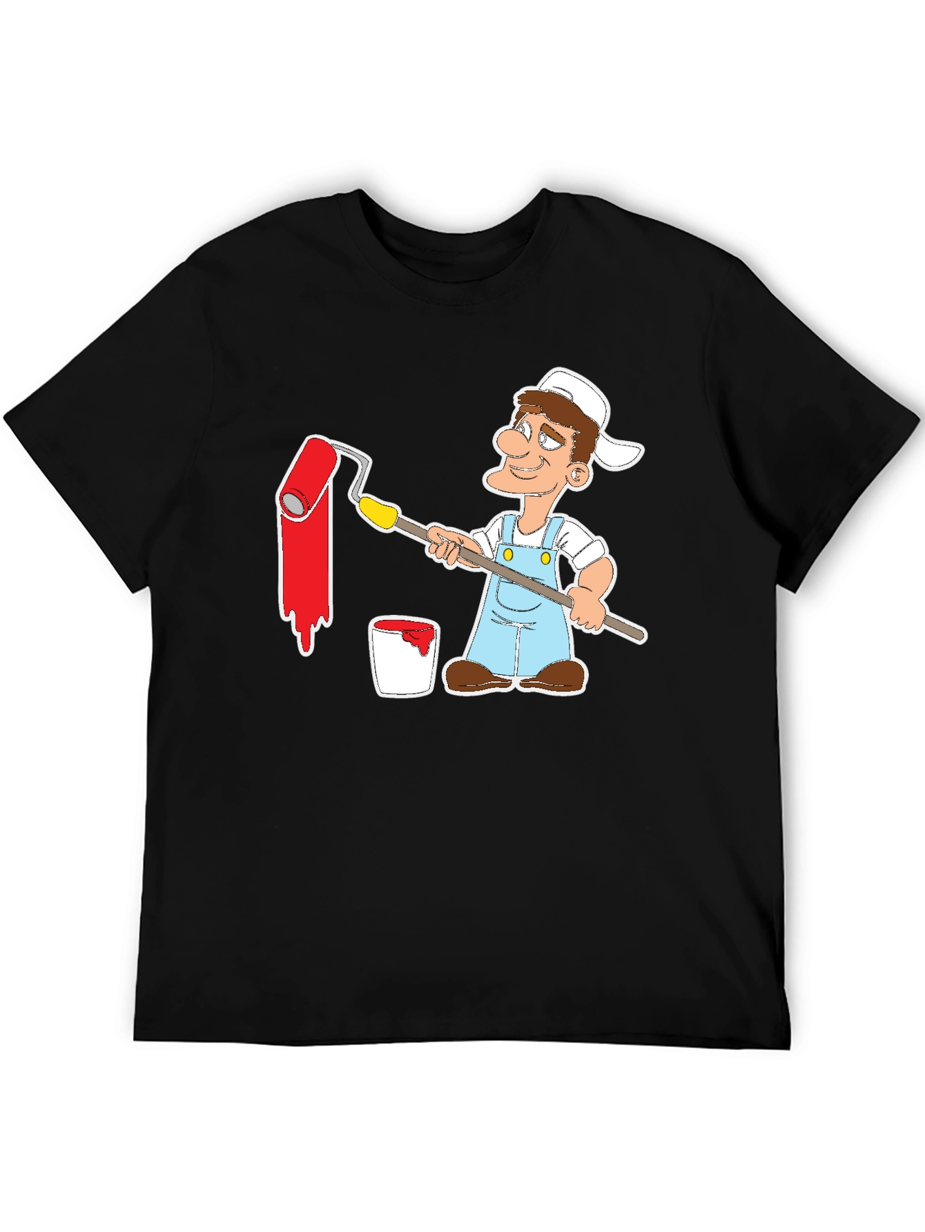 Painter Cartoon T-Shirt - Unique Design
