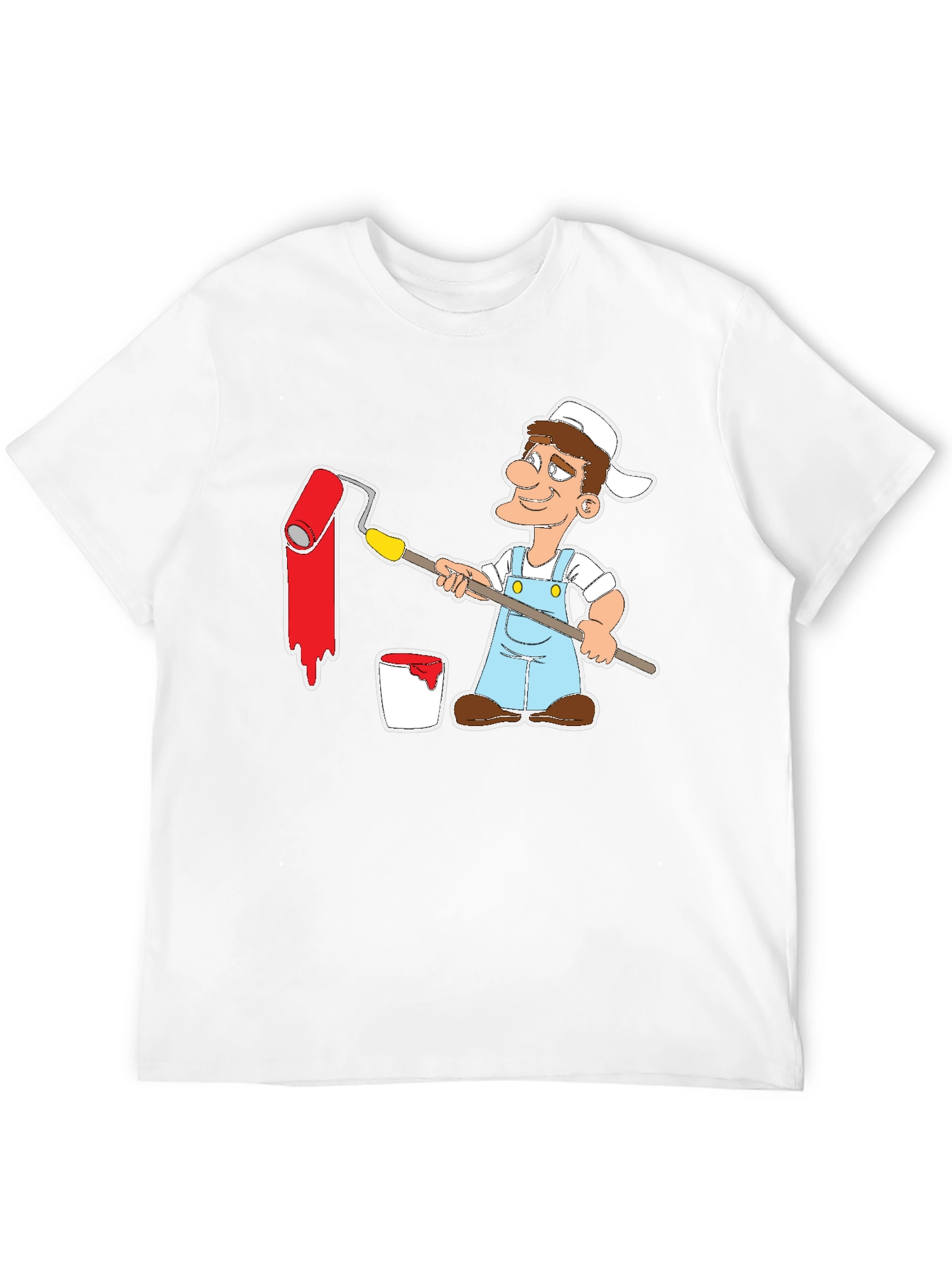 Painter Cartoon T-Shirt - Unique Design