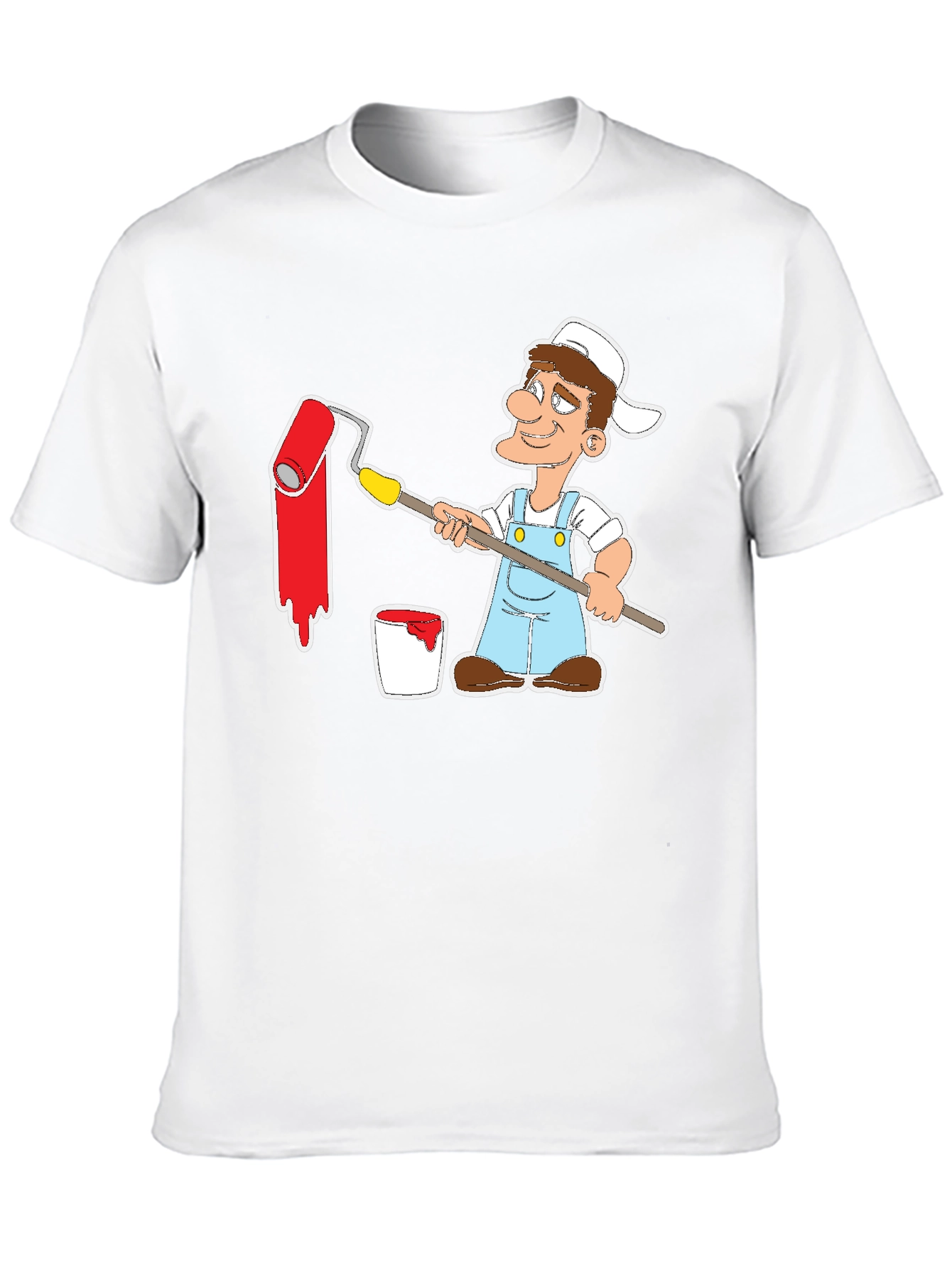 Painter Cartoon T-Shirt - Unique Design