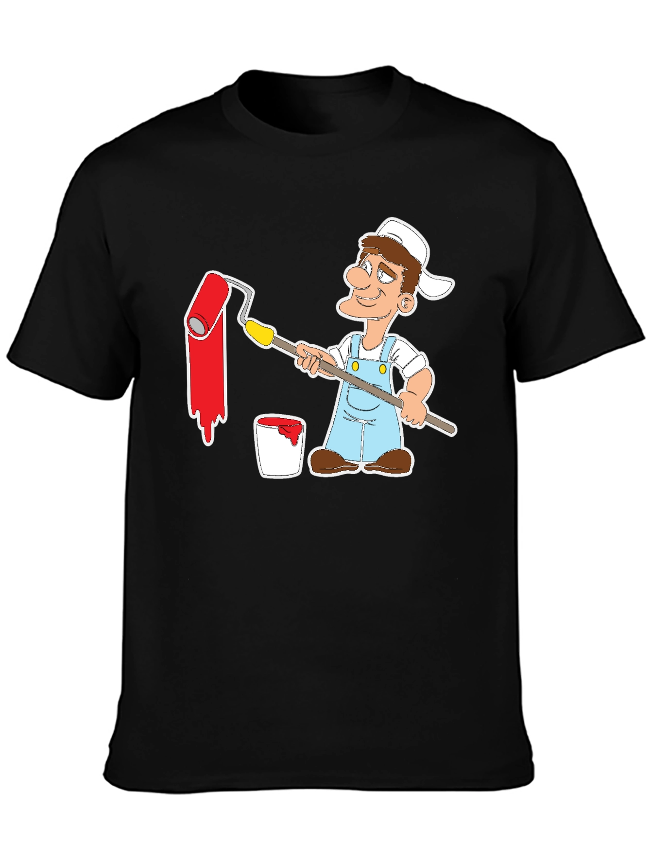 Painter Cartoon T-Shirt - Unique Design