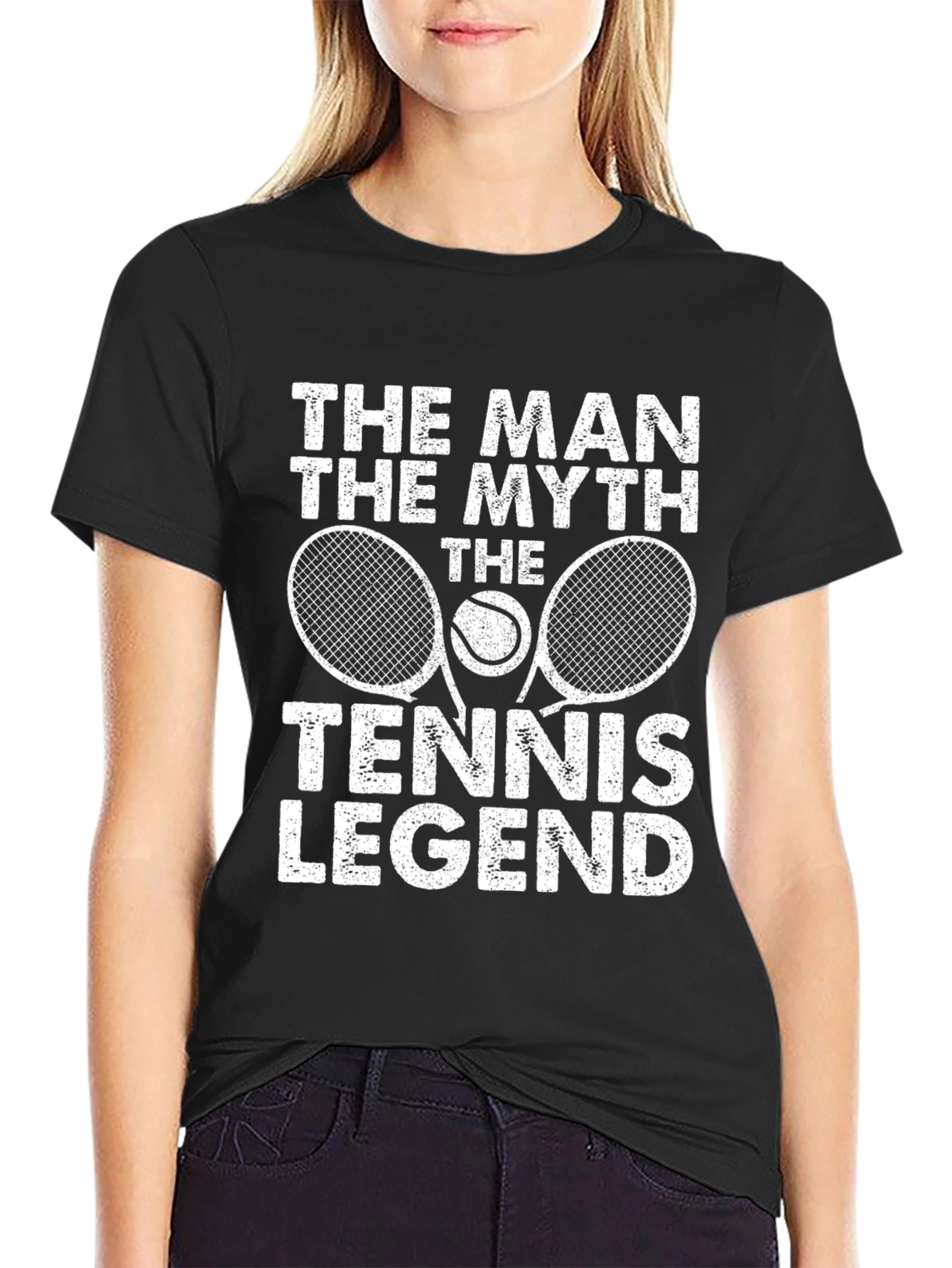 Tennis Legend Graphic Tee - The Man The Myth