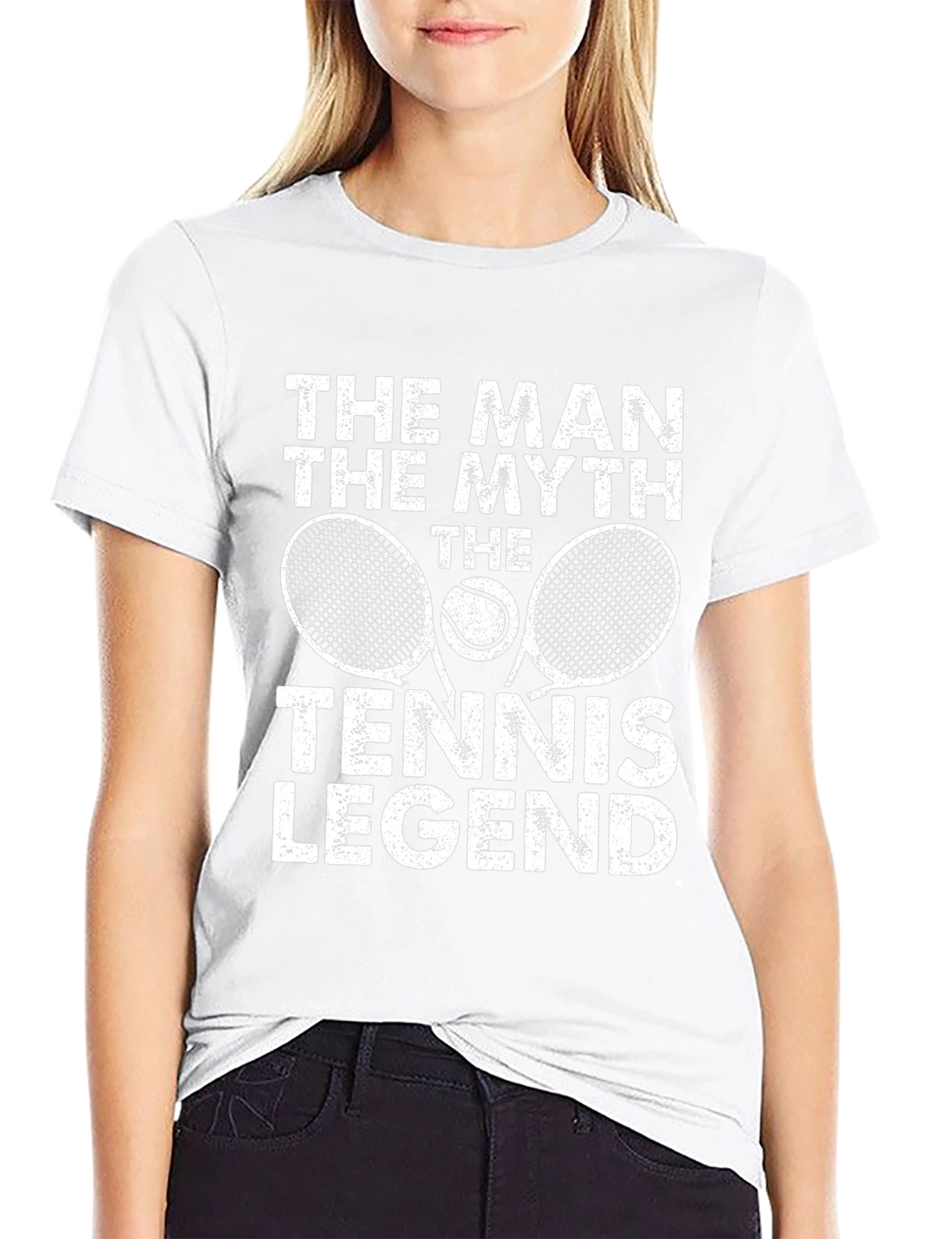 Tennis Legend Graphic Tee - The Man The Myth