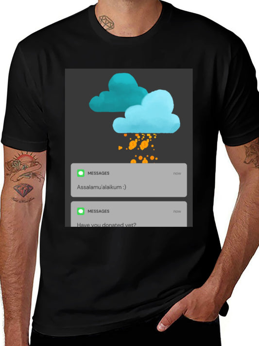 Assalamualaikum Message Tee - Donate Reminder