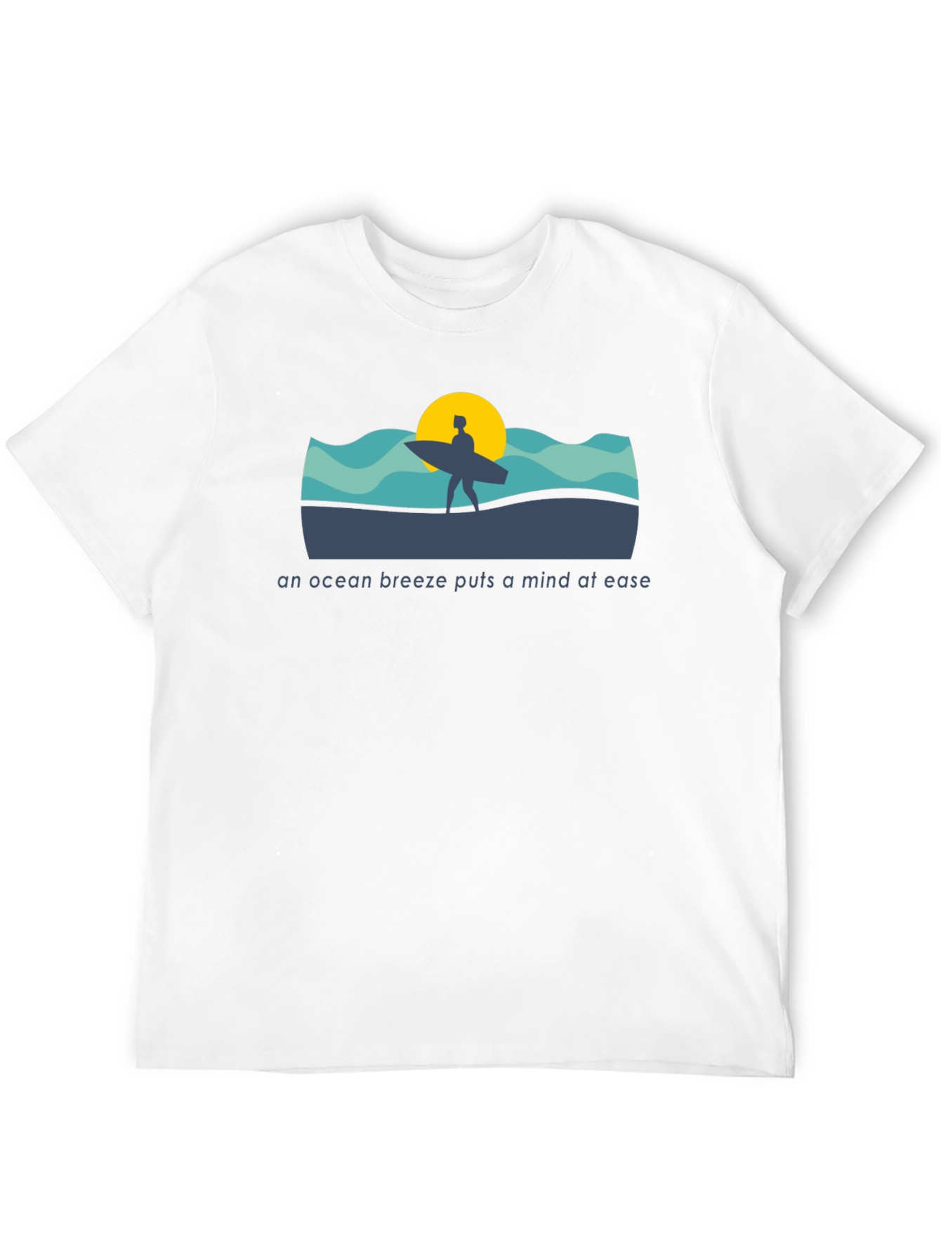Ocean Breeze T-Shirt - Surfer Design