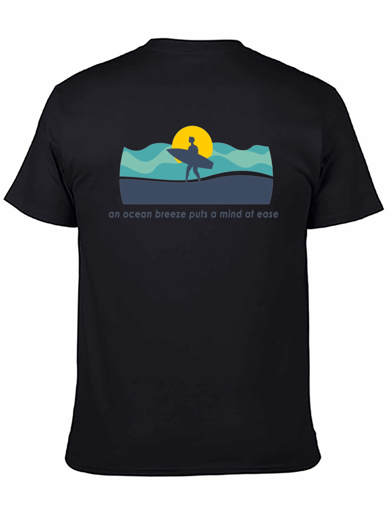 Ocean Breeze T-Shirt - Surfer Design