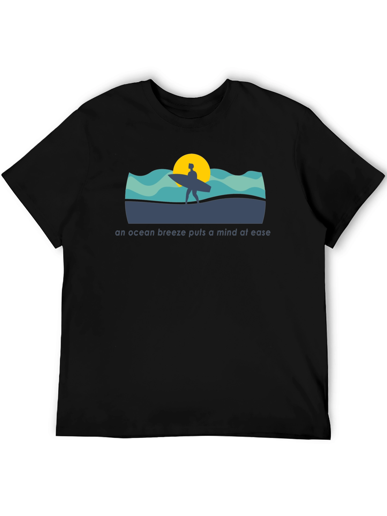 Ocean Breeze T-Shirt - Surfer Design