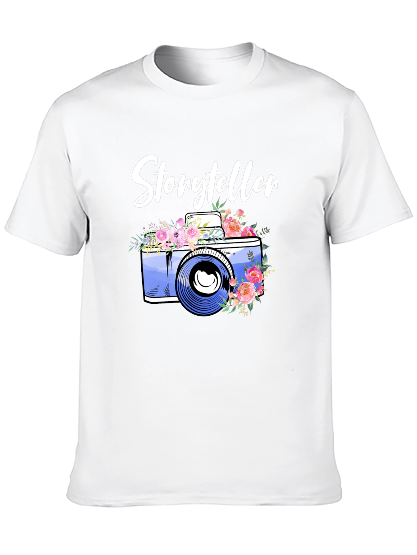 Storyteller Camera Floral Graphic Tee