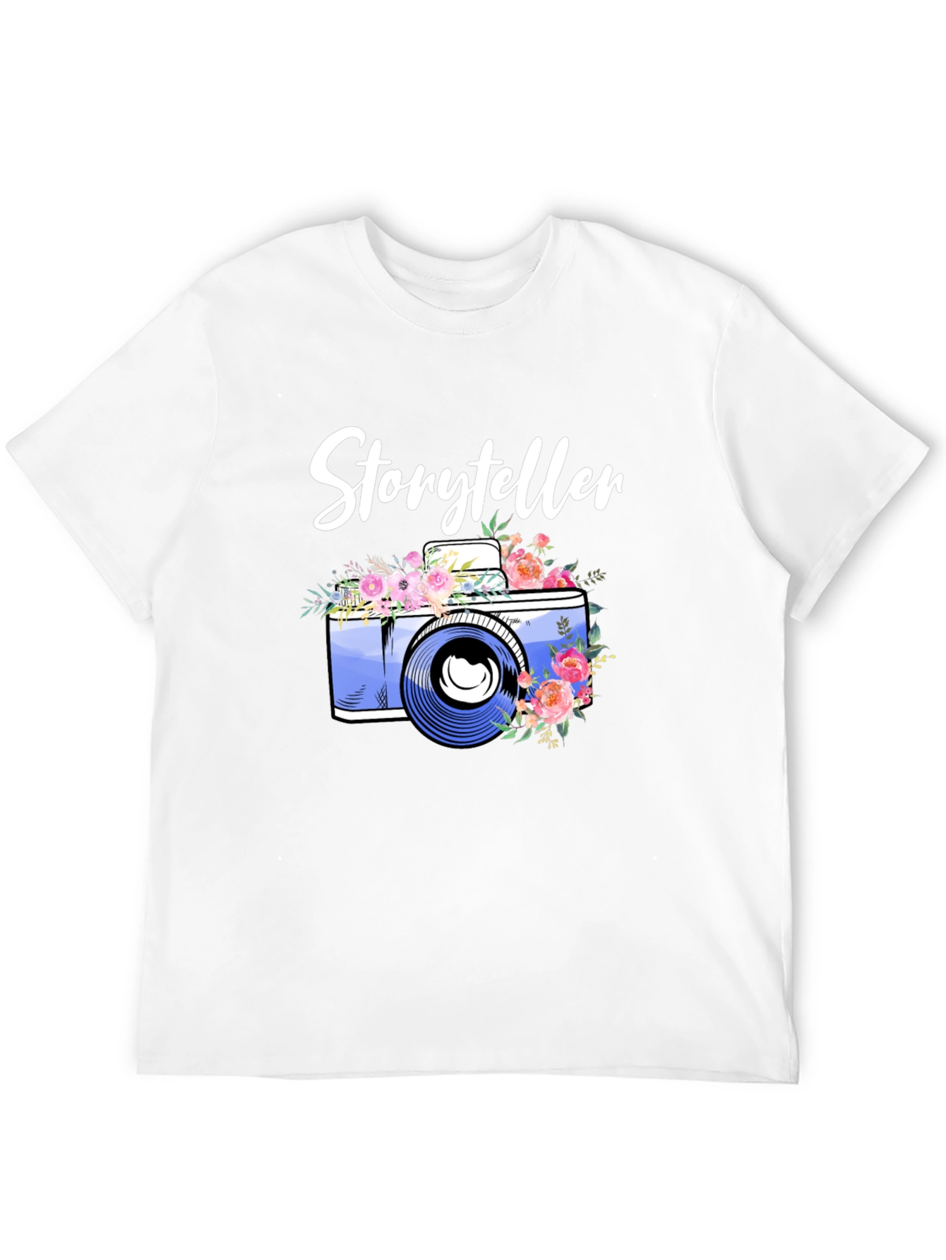 Storyteller Camera Floral Graphic Tee