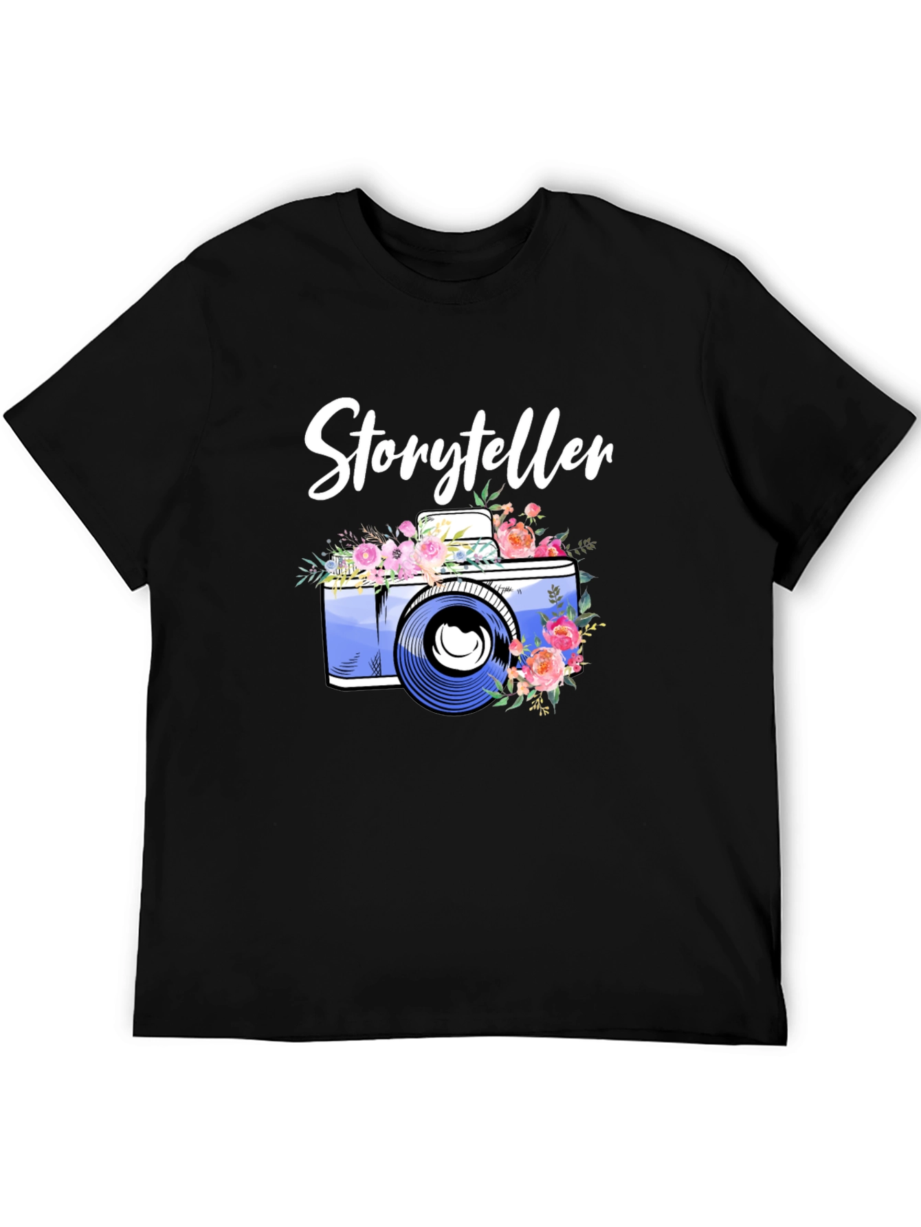 Storyteller Camera Floral Graphic Tee