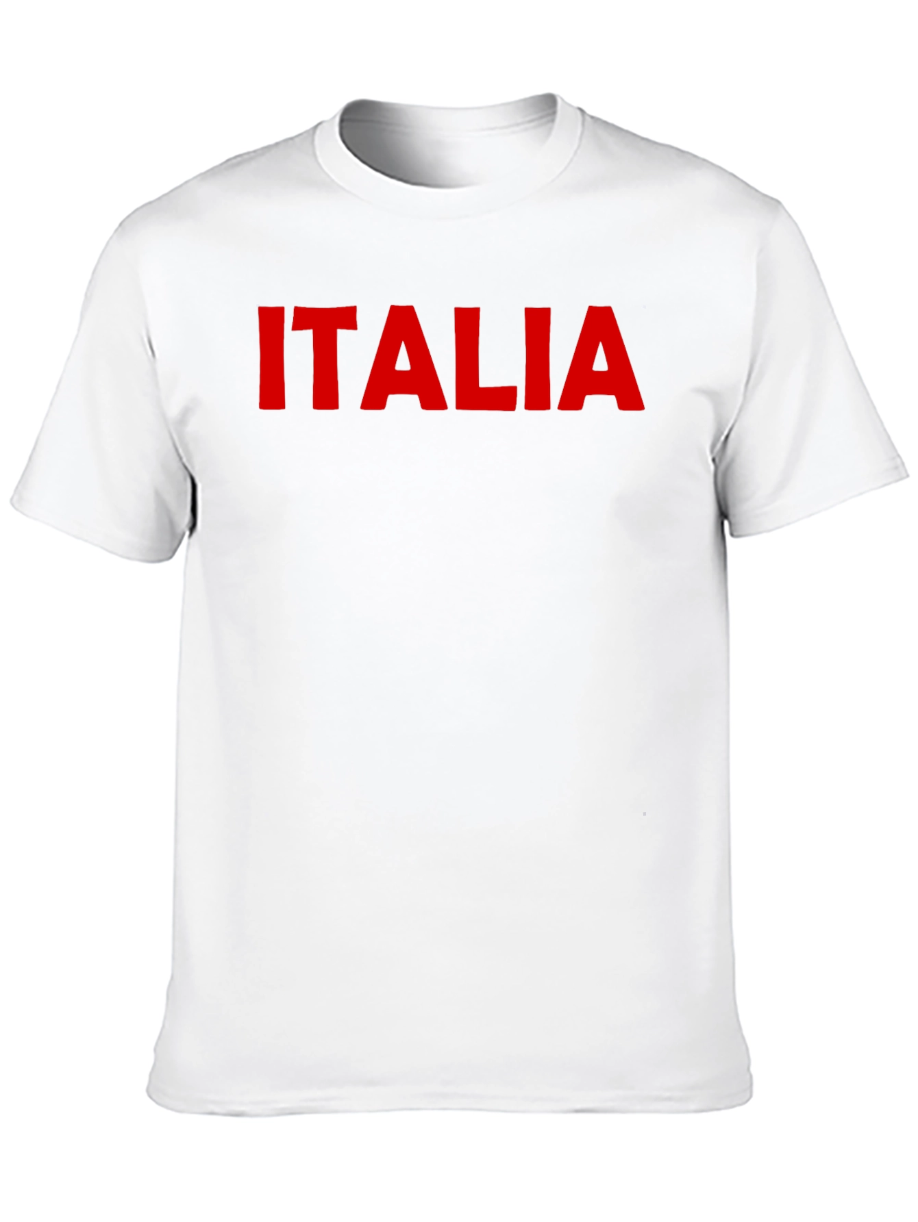 Italia Graphic Tee - Black Cotton T-Shirt