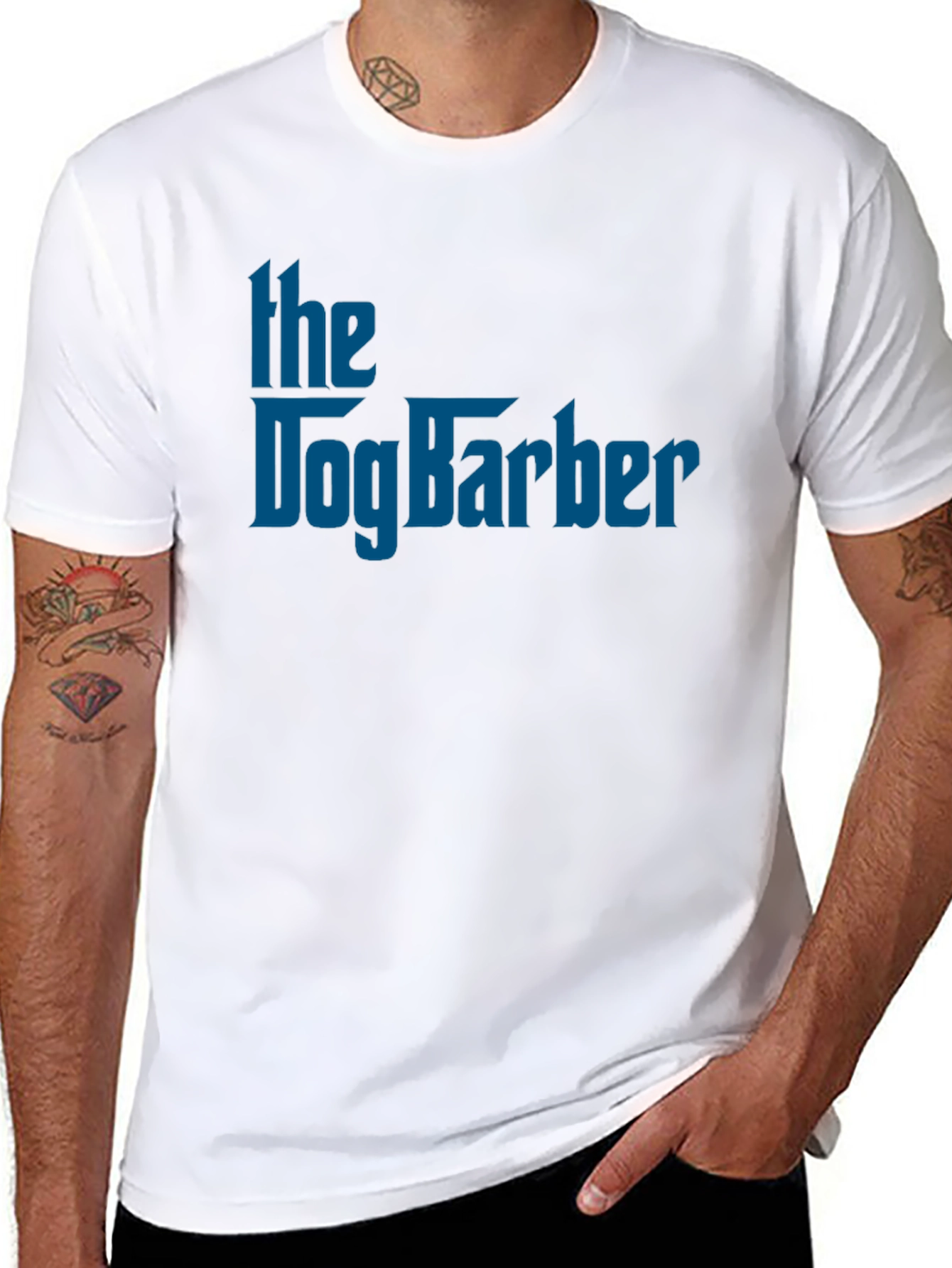 The Dog Barber T-Shirt - Stylish Pet Grooming Apparel