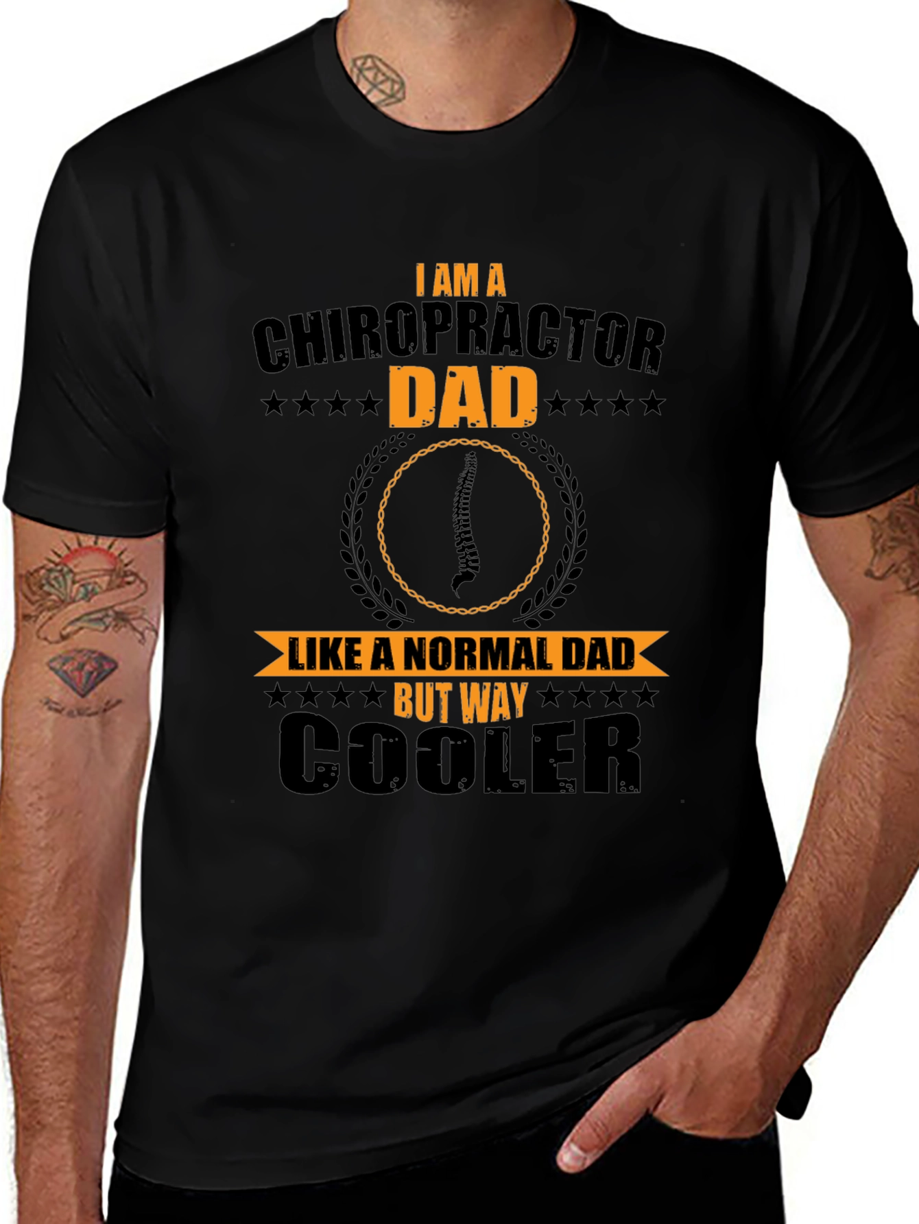 Chiropractor Dad T-Shirt - Cool Dad Tee