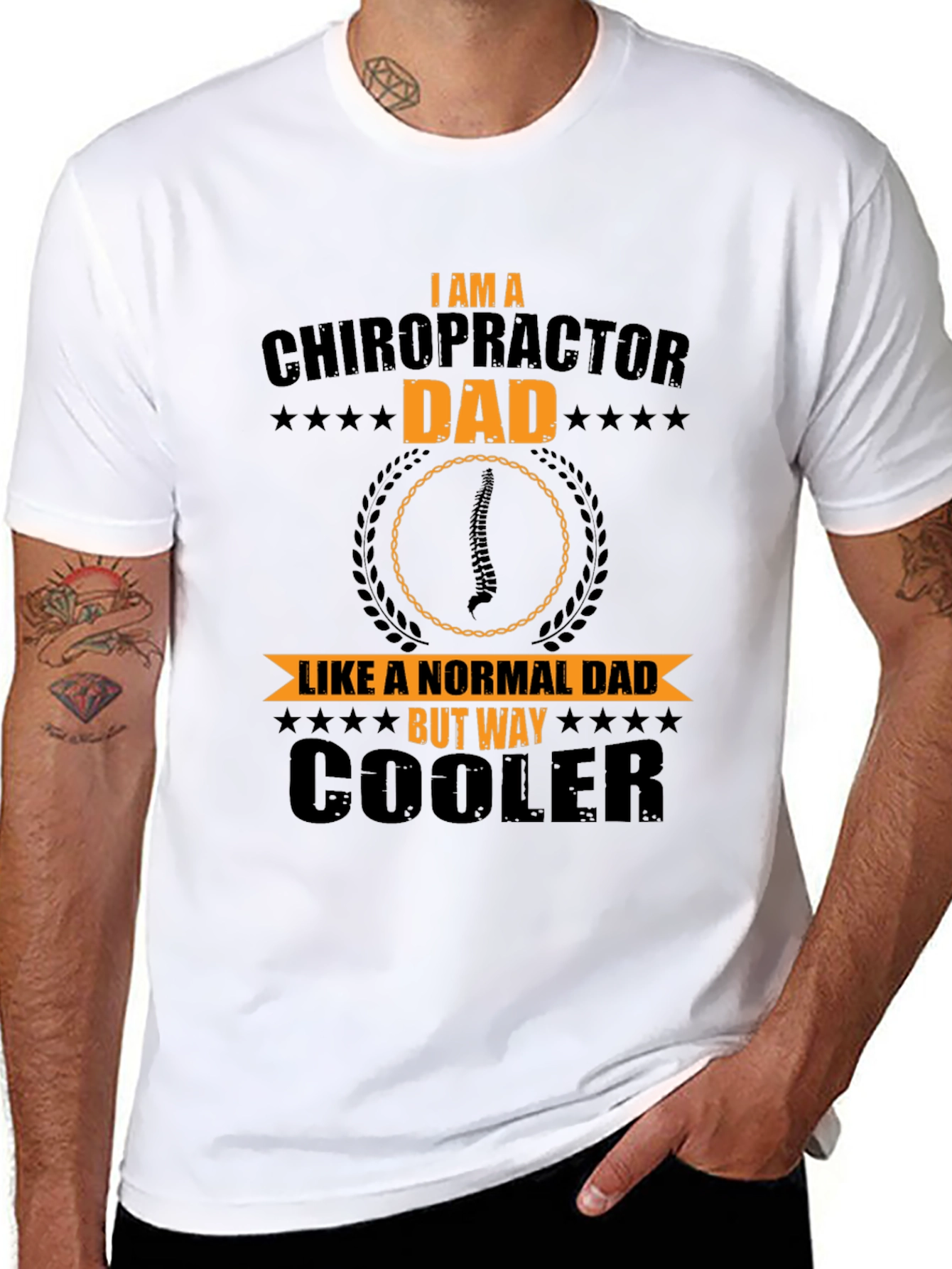 Chiropractor Dad T-Shirt - Cool Dad Tee
