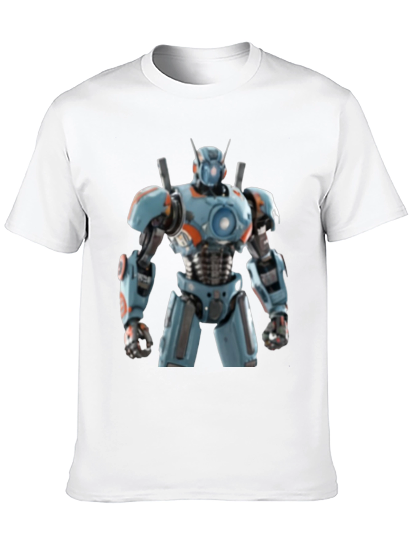 Robot Graphic Tee - Futuristic Design