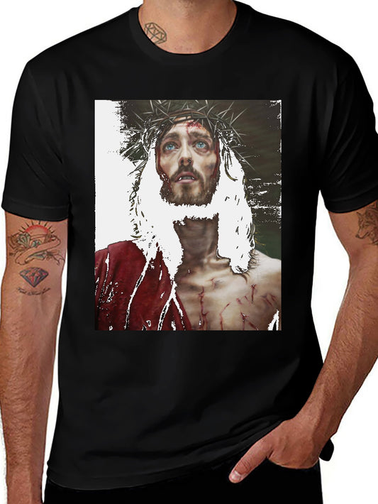 Jesus Graphic Print T-Shirt