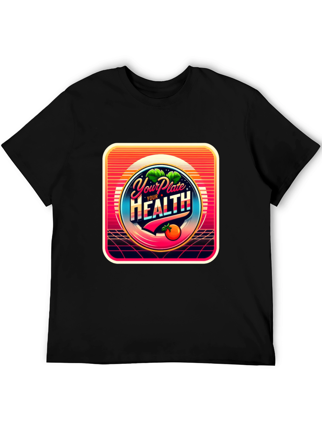Your Plate Your Health Graphic T-Shirt