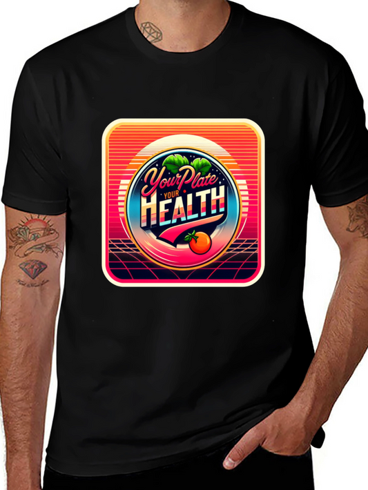 Your Plate Your Health Graphic T-Shirt