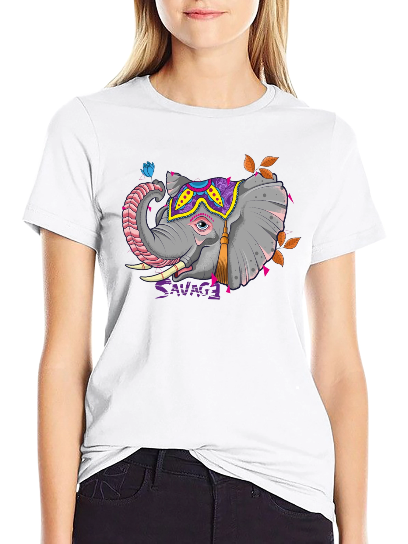 Savage Elephant Graphic Tee