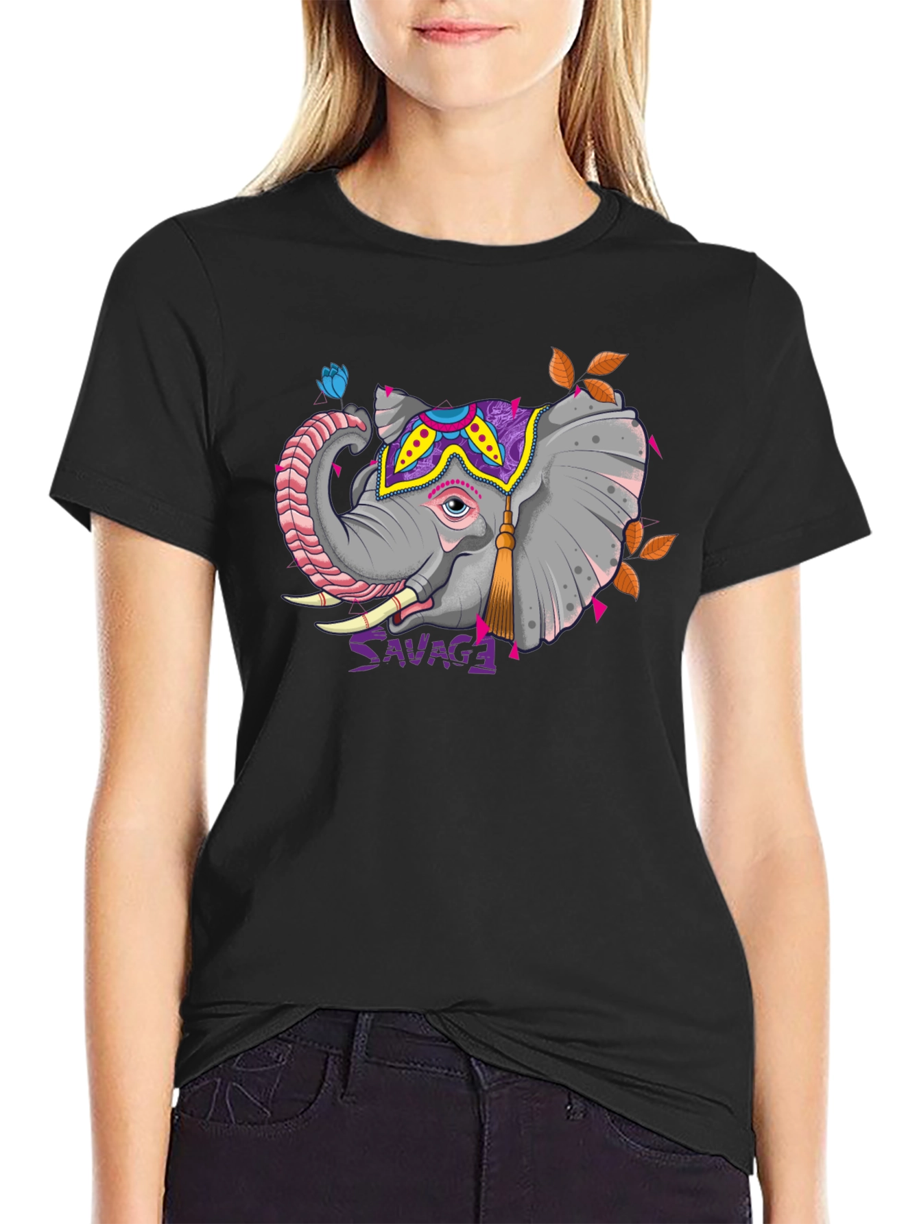 Savage Elephant Graphic Tee
