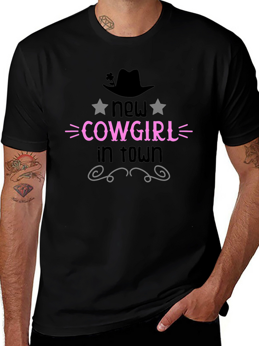 New Cowgirl in Town Tee