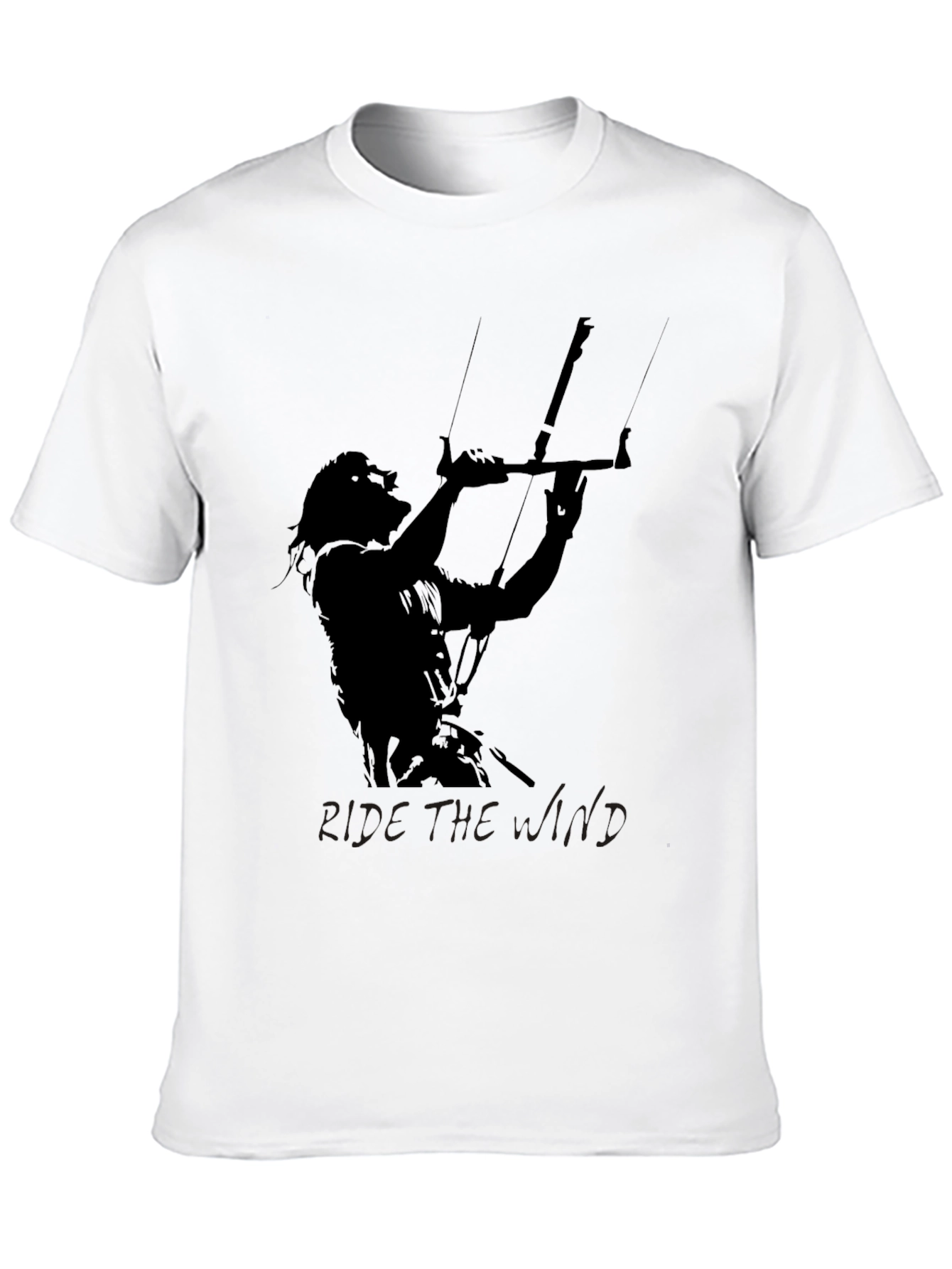 Ride the Wind Mens Black Graphic Tee