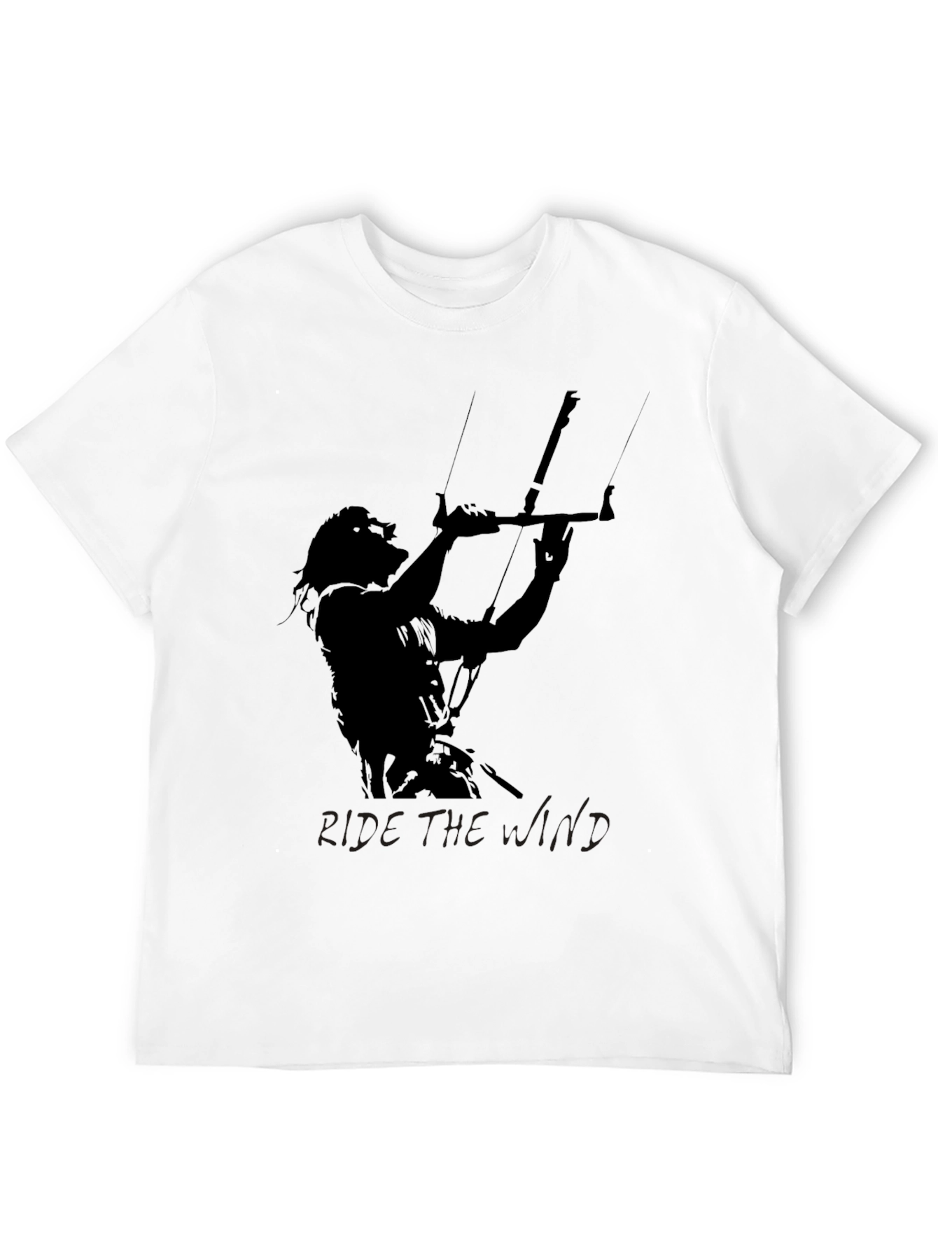 Ride the Wind Mens Black Graphic Tee