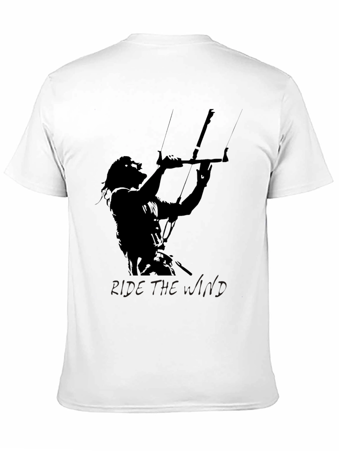 Ride the Wind Mens Black Graphic Tee