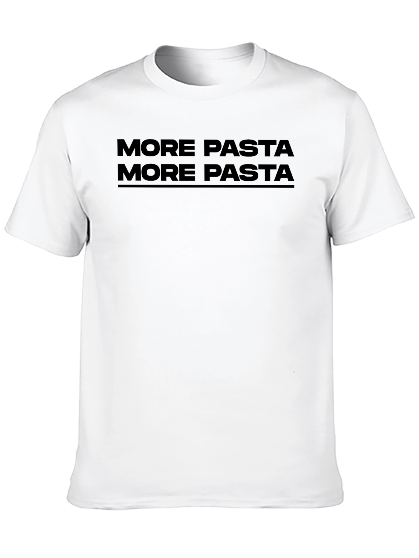 More Pasta Graphic Tee - Unisex Casual T-Shirt