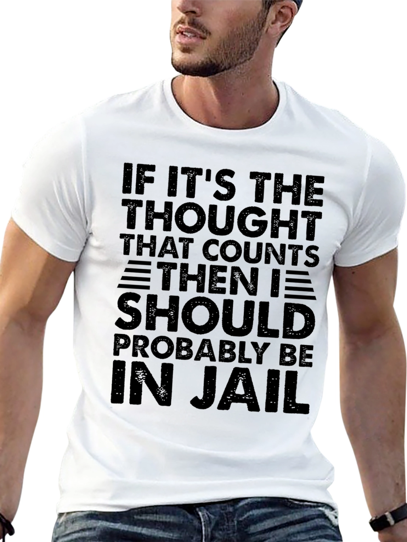 Humorous Jail Thought T-Shirt