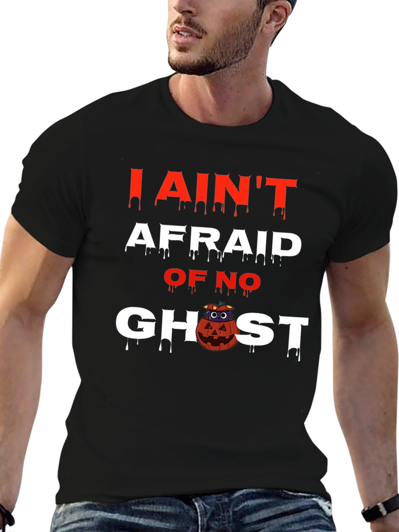 I Aint Afraid Ghost Halloween T-Shirt