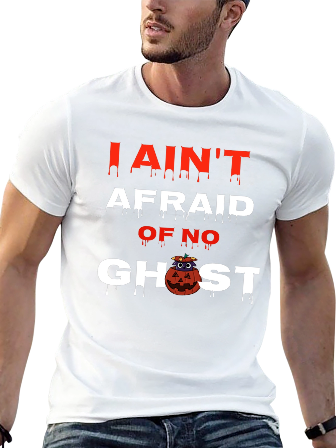 I Aint Afraid Ghost Halloween T-Shirt