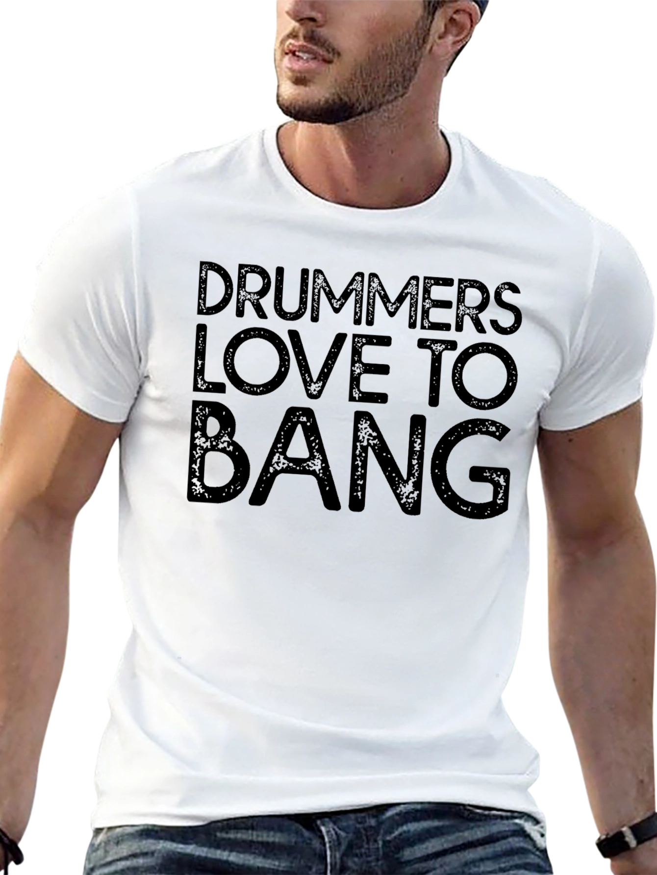 Drummers Love To Bang Graphic T-Shirt