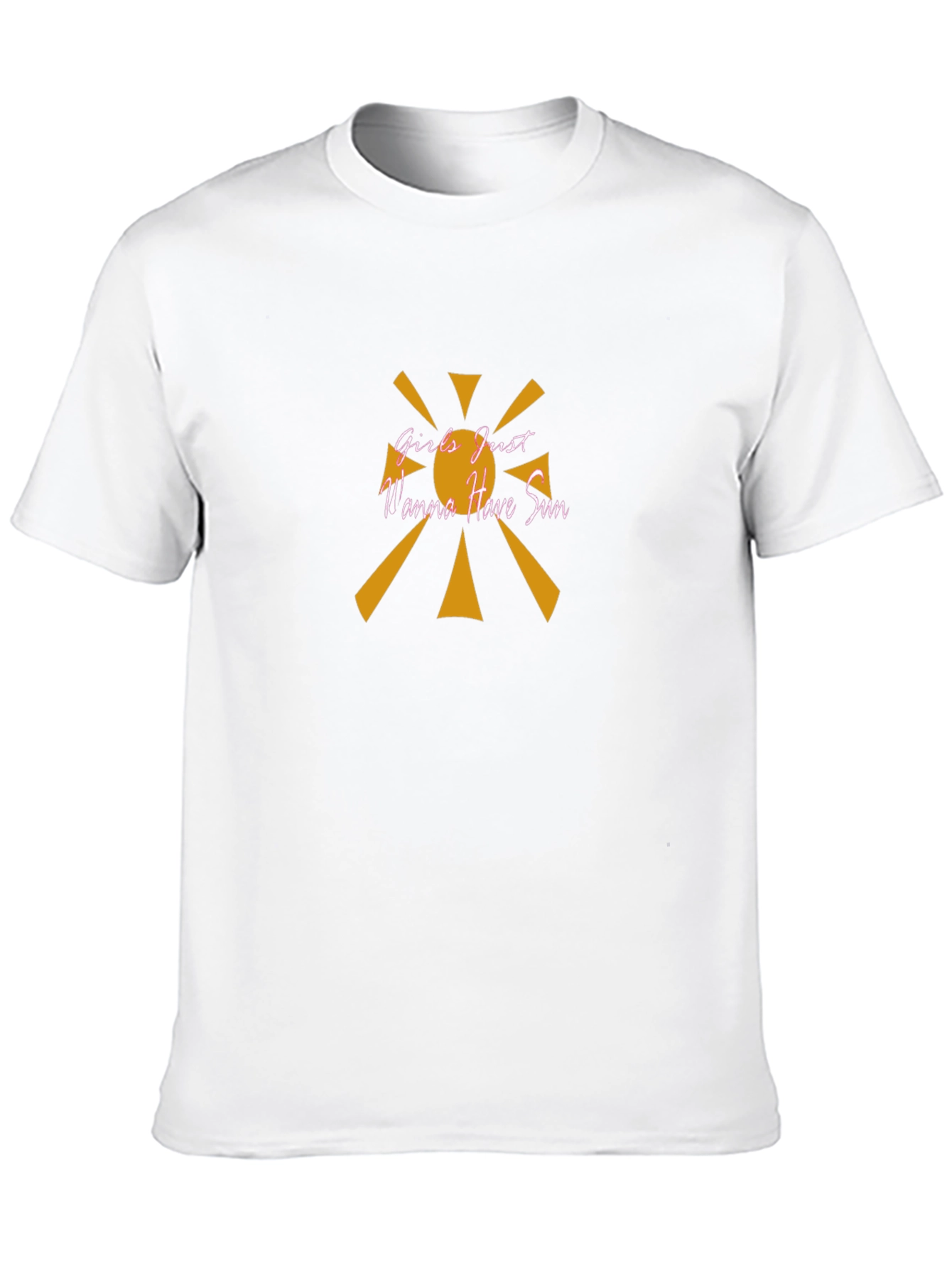 Girls Just Wanna Have Sun Black Graphic Tee