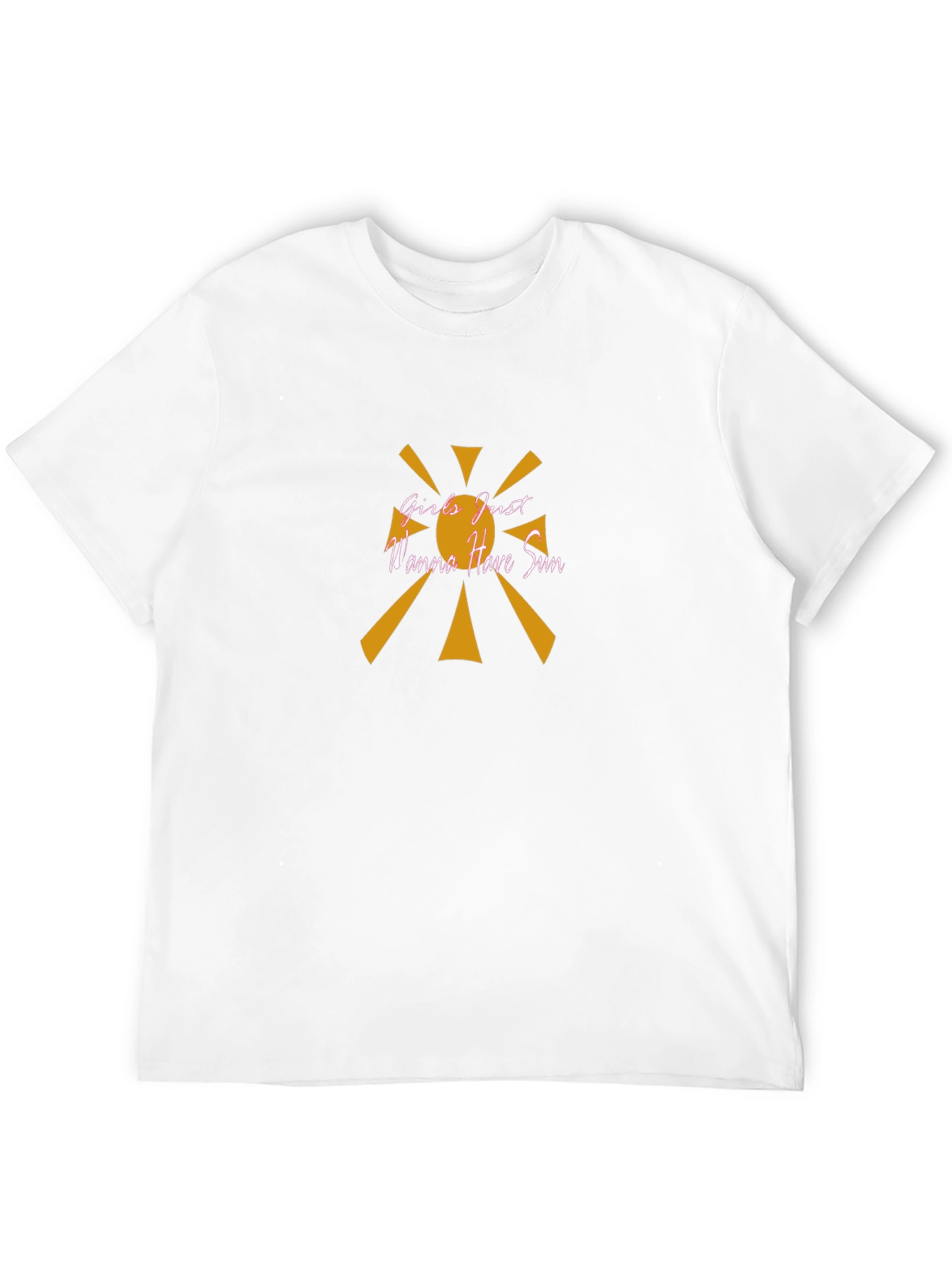 Girls Just Wanna Have Sun Black Graphic Tee