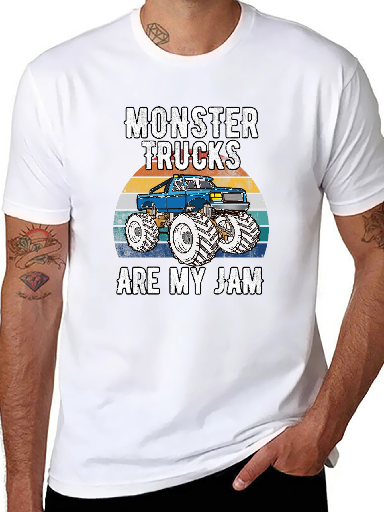 Monster Trucks Are My Jam Graphic Tee