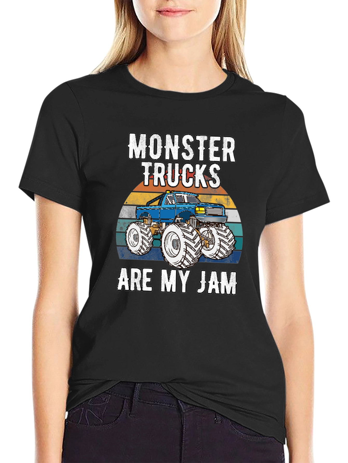 Monster Trucks Are My Jam Graphic Tee