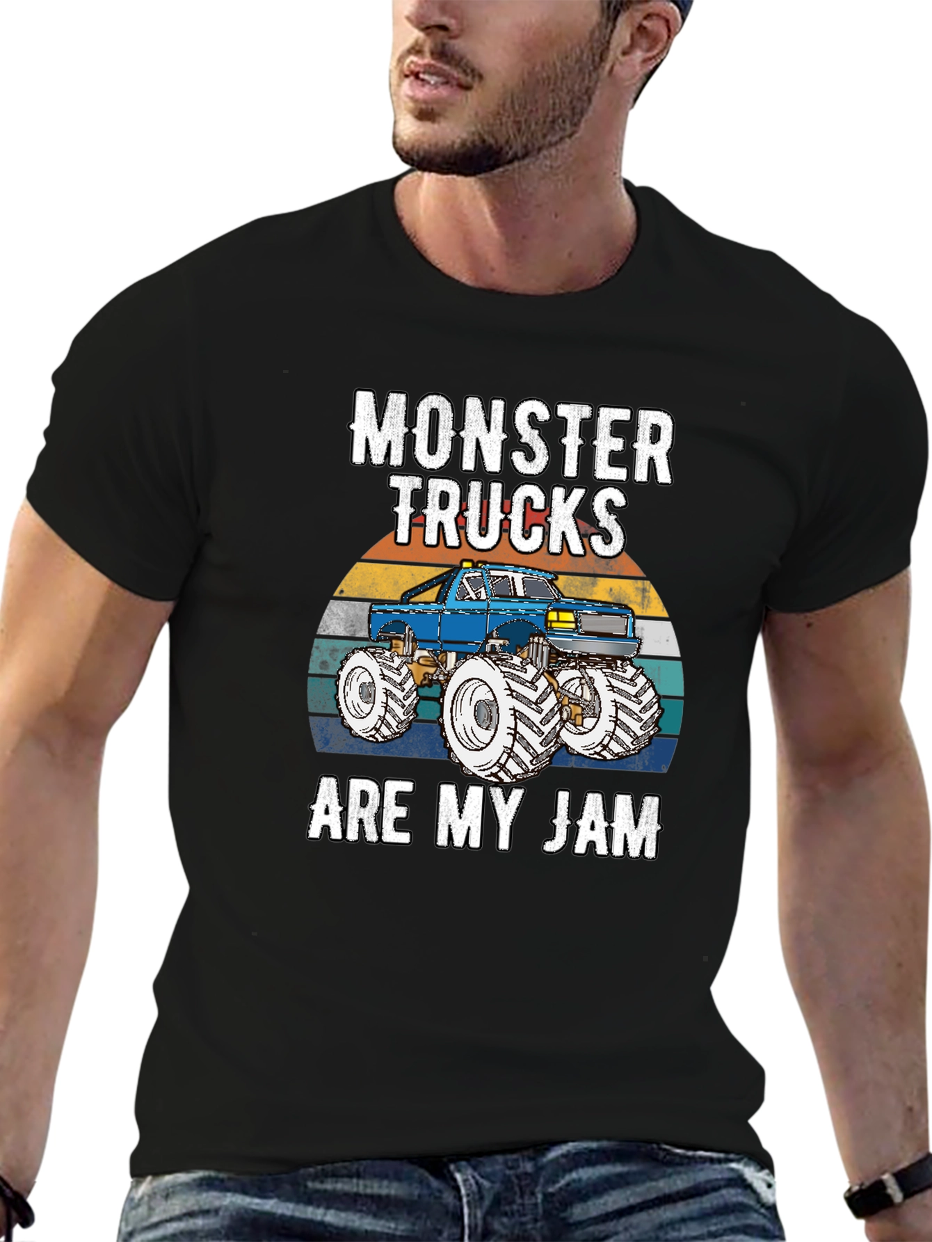 Monster Trucks Are My Jam Graphic Tee