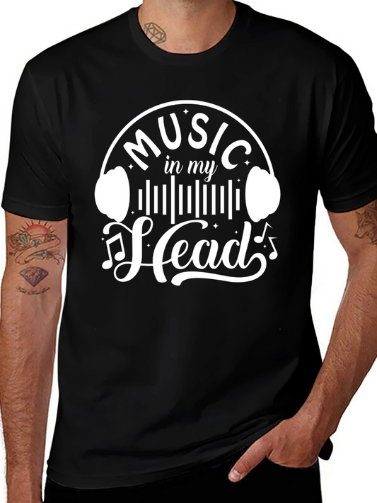 Music in My Head Graphic Tee - Stylish & Comfortable